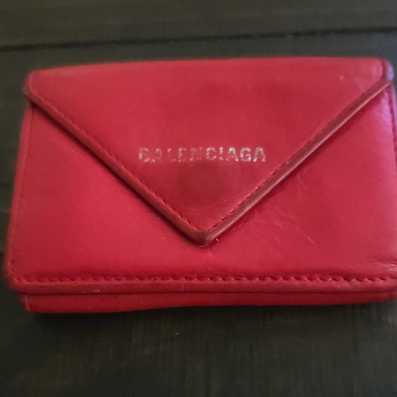 Balenciaga Vibrant Red Women's Wallet - Picture 1 of 5